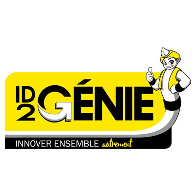 ID 2 Génie, the logo - For a project of the building company GCC
