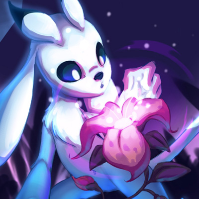 Ori - Tegneserieillustrasjon og fanart av Ori, helten av videospillet 'Ori and the blind forest' Ori - Tegneserieillustrasjon og fanart av Ori, helten av videospillet 'Ori and the blind forest'