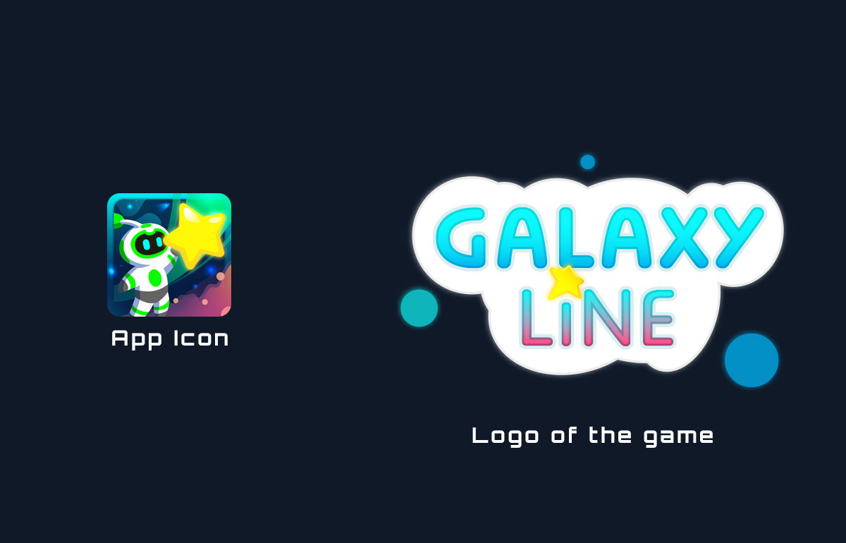 Galaxy Line mobile video game logo