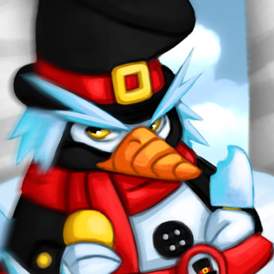 Furious M.Freeze - Illustration cartoon pour le jeu vidéo Furious Bounce Furious M.Freeze - Illustration cartoon pour le jeu vidéo Furious Bounce