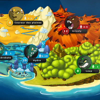 Navadra, le jeu vidéo - Interface du jeu Navadra, le jeu vidéo - Interface du jeu