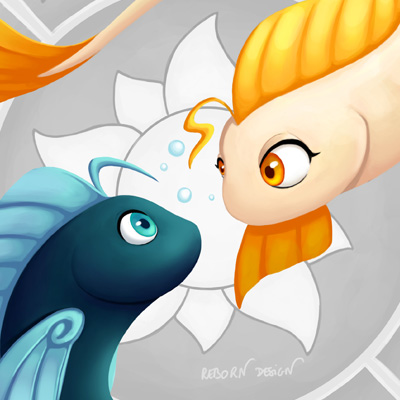 Poisson du Zodiaque - Illustration cartoon Poisson du Zodiaque - Illustration cartoon